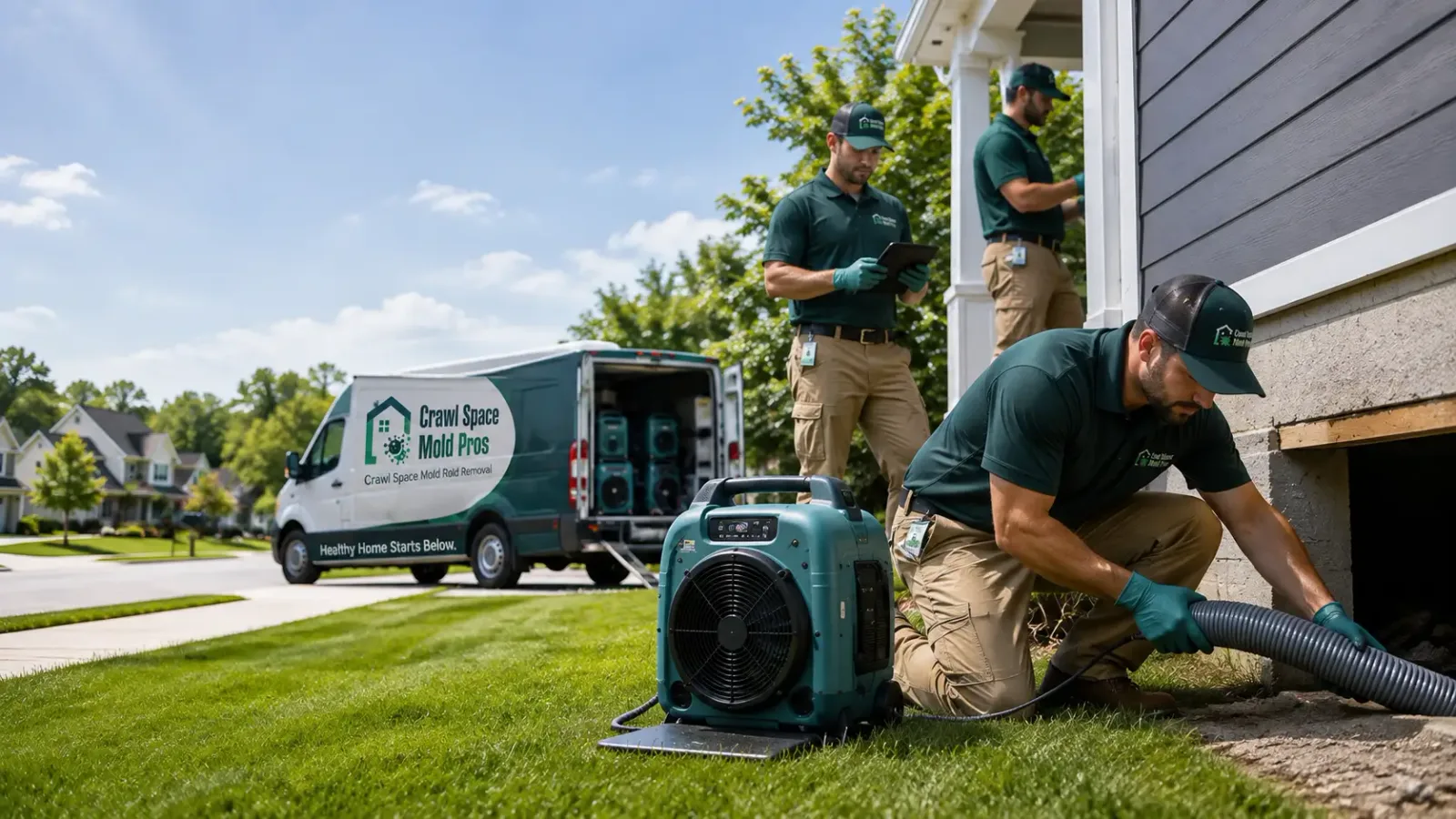 Crawl Space Mold Removal in Chilo, OH